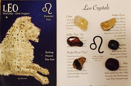 Leo Birthstones Crystal Set, Leo Crystals
