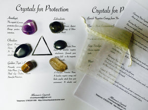 Crystals for Protection.