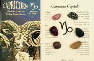 Capricorn Birthstone Set, Capricorn Crystals