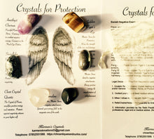 Load image into Gallery viewer, Crystals for Protection.  Crystals of Protection.