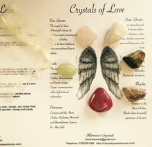 Load image into Gallery viewer, Crystals of Protection Set. Angel Wings.