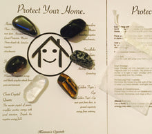 Load image into Gallery viewer, Crystals for Protection.  Crystals Home Protection. Protect your Home
