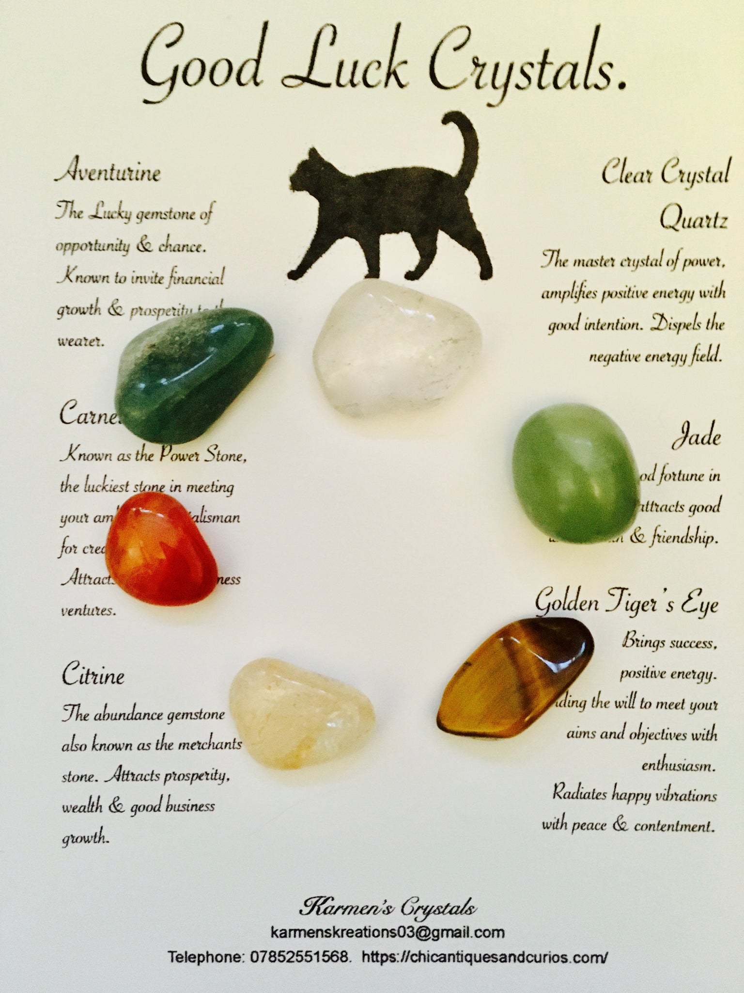 Cats and outlet crystals