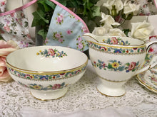 Load image into Gallery viewer, E B Foley, Ming Rose pattern, Creamer and Sugar Bowl c.1950s
