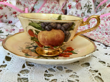 Load image into Gallery viewer, Spode, Royal Worcester, Tea Cup and Saucer. Marquis fine china, .22 carat gold