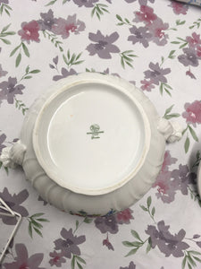 Hutschenreuther Germany Dresden Tureen with lid Floral tureen antique